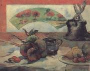 Paul Gauguin Still life with fan (mk07) oil on canvas